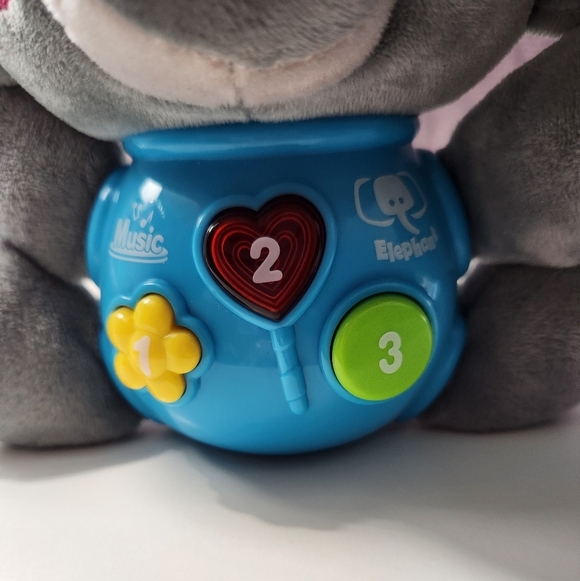 Lullaby Interactive Elephant Toy For Baby - Picture 3 of 4